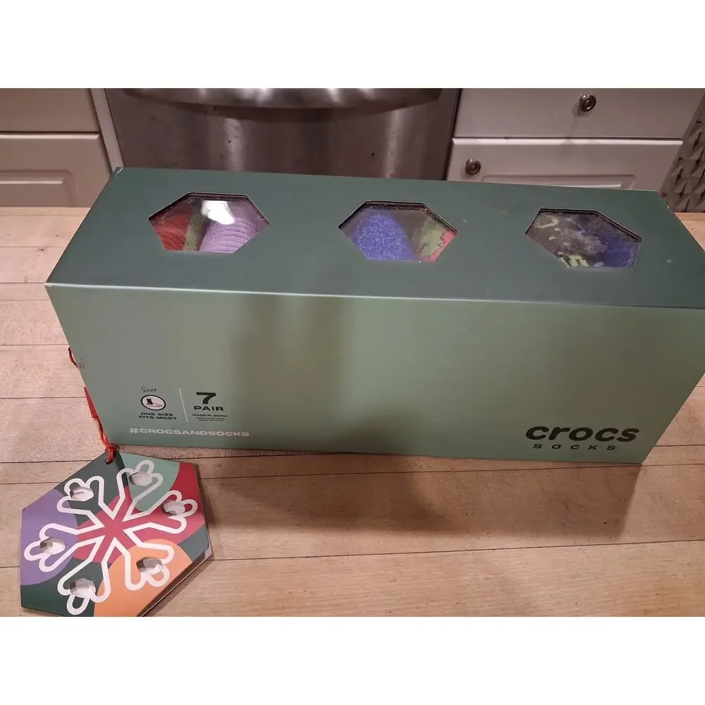 Crocs Christmas socks boxed set